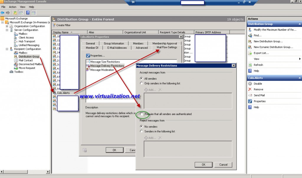 Exchange 2010 External email fails Delivery to a Distribution List